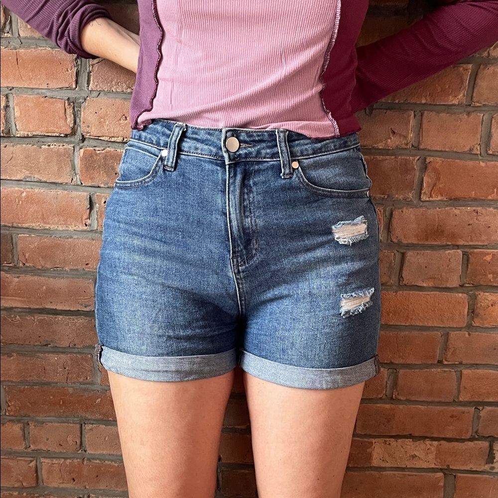 Denim Blue Women's Shorts